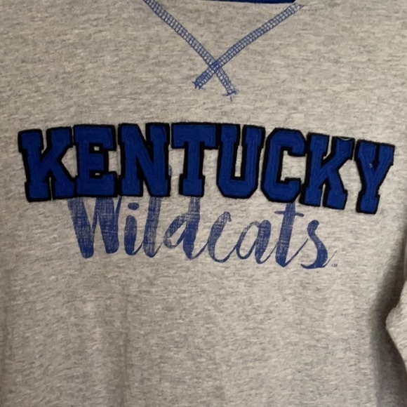 Stadium Athletics KENTUCKY WILDCATS Long Sleeve Hooded Tee - Picture 2 of 6